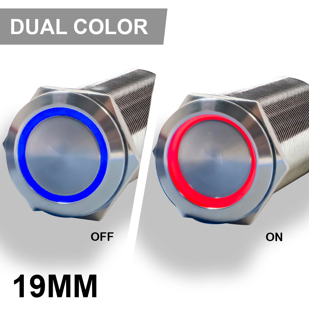 19MM Stainless Steel Harsh Environment Marine Switches Functions