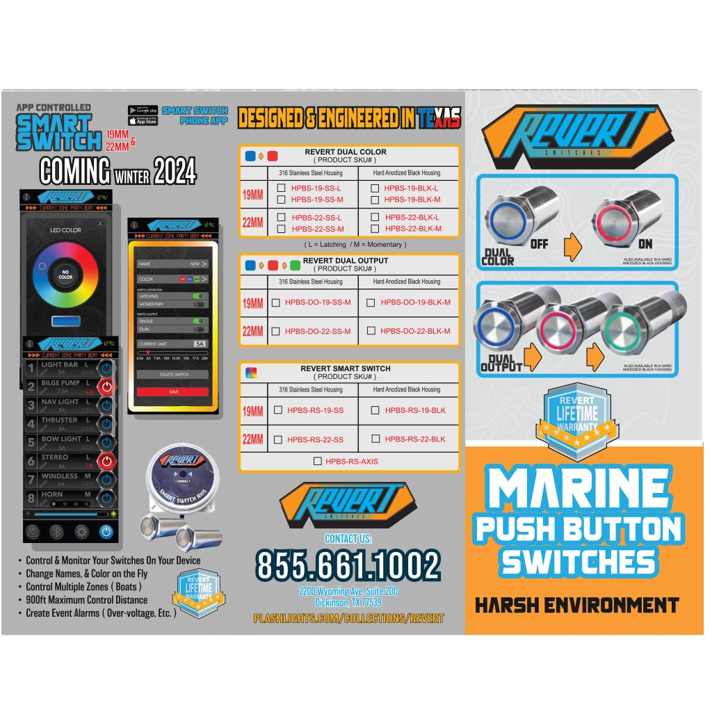 Revert | Marine Switches - Trifold Flyer