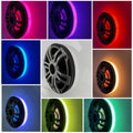 Plashlights Speaker Rings Illuminated, Extremely Bright RGB LED Collage Glow