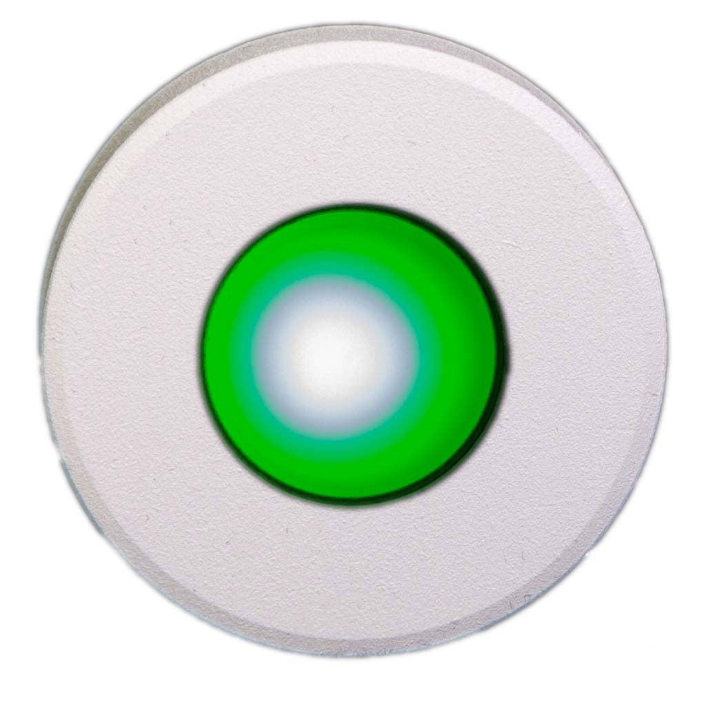 Gravity LED Light - White Housing - Green