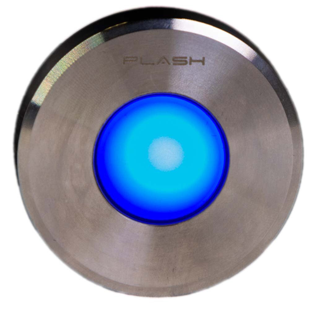 Gravity LED Courtesy Boat Light - Stainless Steel - Blue