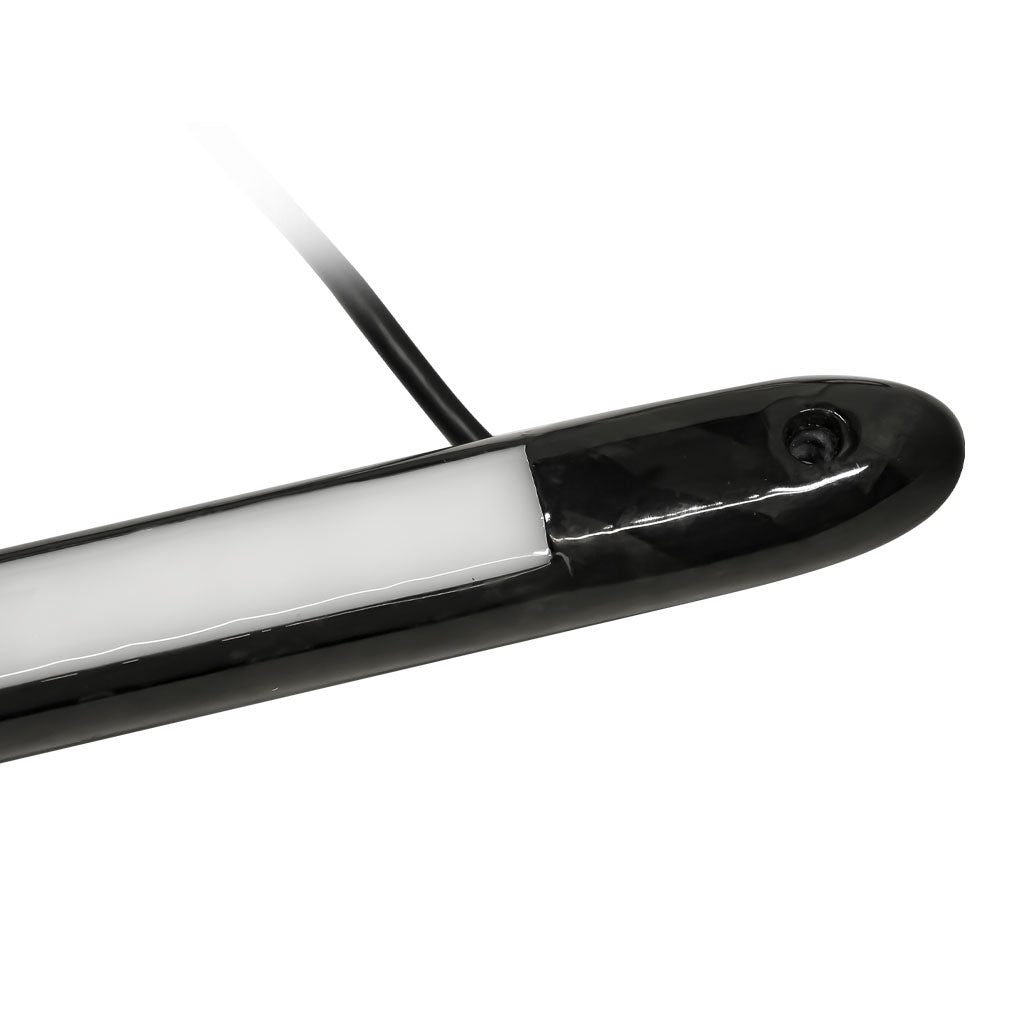 Pipe Mounted T-top Light LED Brightest Linear Light White Carbon Fiber