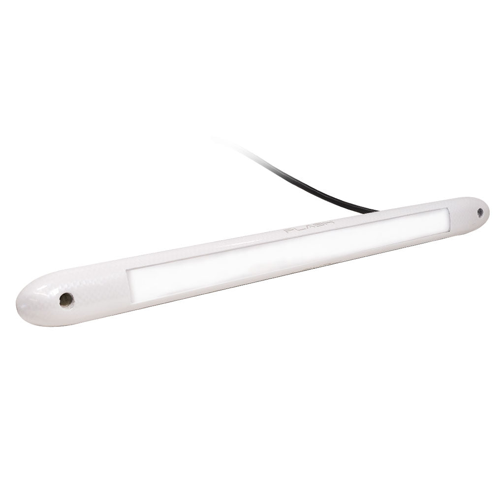 Pipe Mounted T-top Light LED Brightest Linear Light White Carbon Fiber