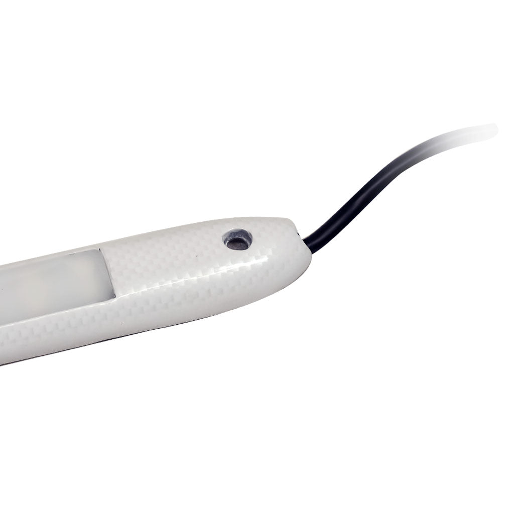 Pipe Mounted T-top Light LED Brightest Linear Light White Carbon Fiber