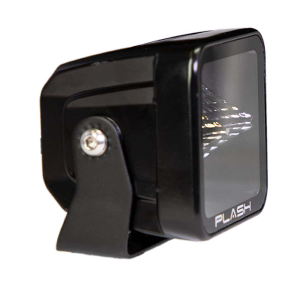 X2-Cube - FLOOD Black matte powder coated housing Extremely Bright Blacked Out Design Deautch Connector Plash Marine 