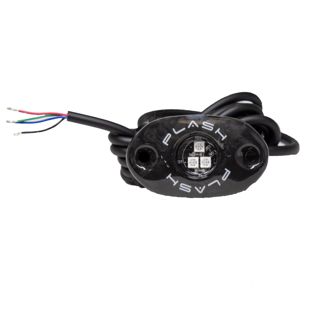 CORPUS - RGB Carbon Fiber LED Deck Light - Black Housing
