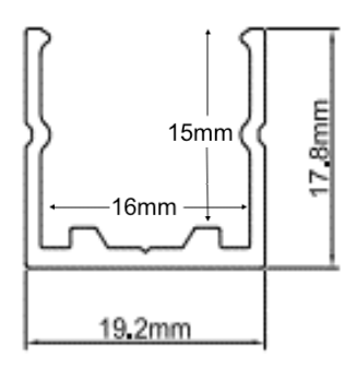 Aluminum Extrusion Channel for LED Lights