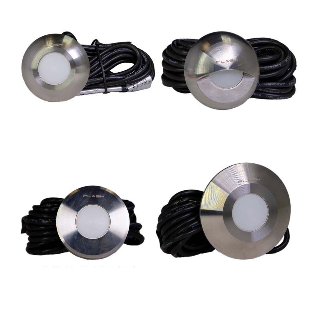 Gravity LED Courtesy Boat Light - Stainless Steel - Blue