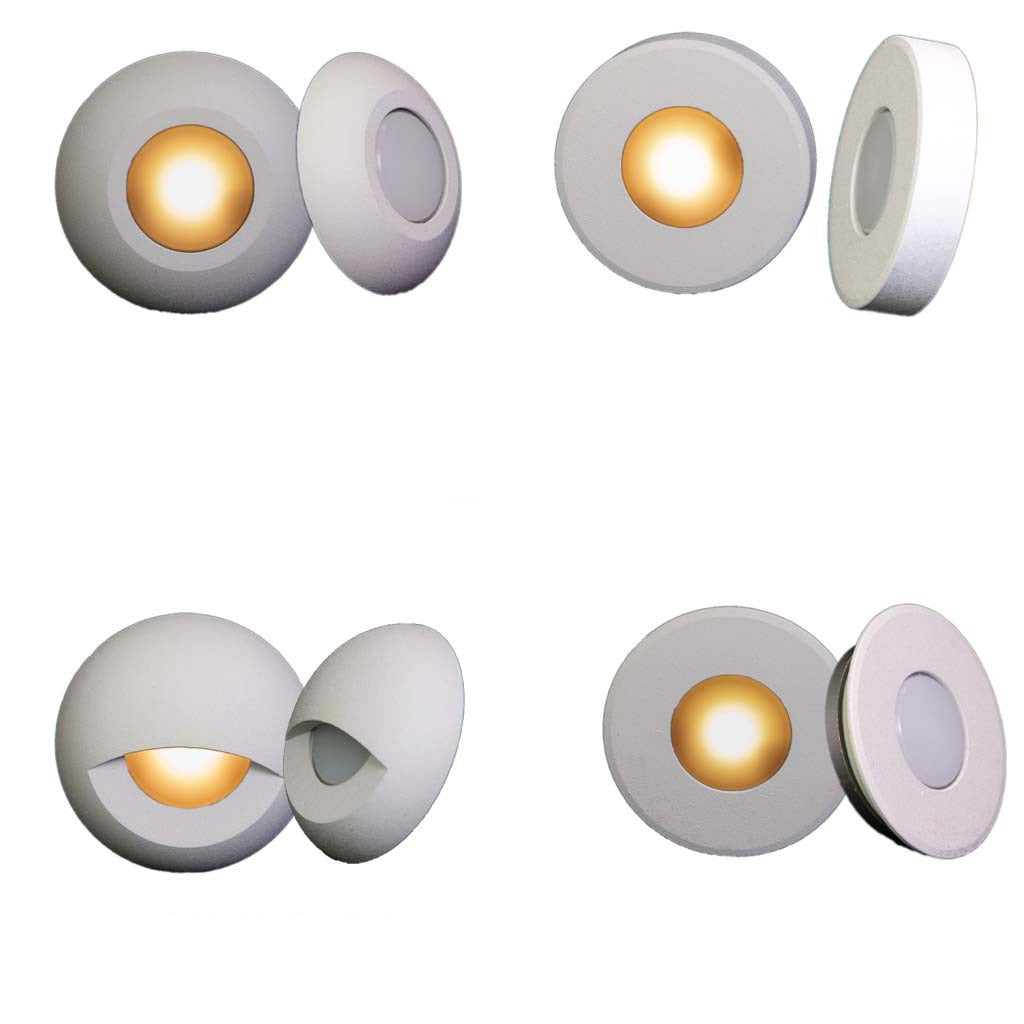 Gravity LED Light - White Housing - Warm White