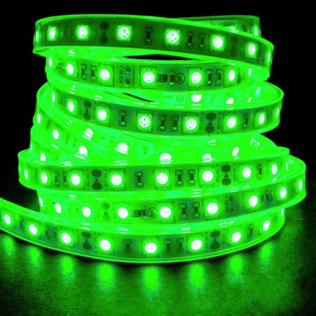 Green Strip Light for Boat Kayak Truck or Bar IP68 Marine Rated waterproof