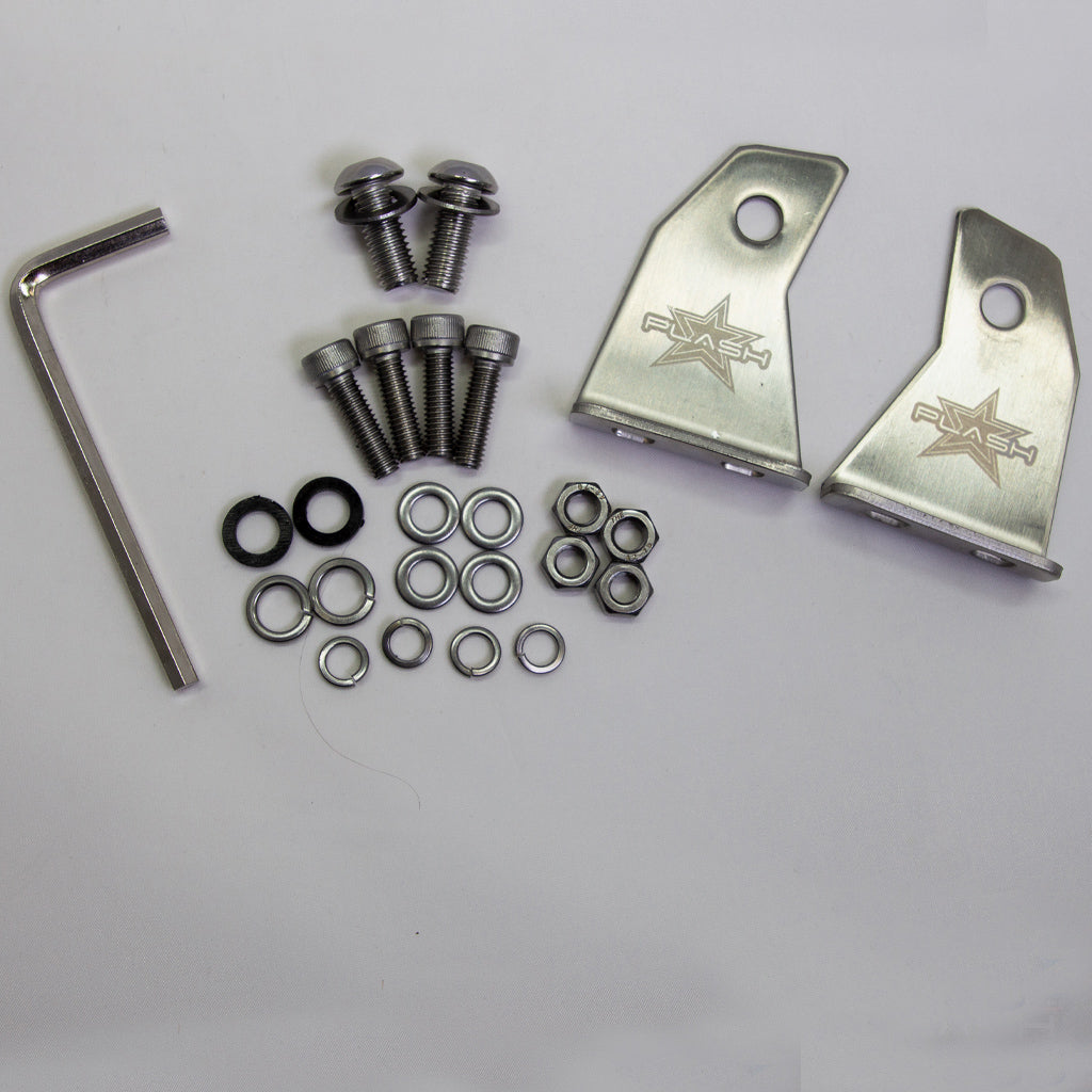stainless light bar mounting feet