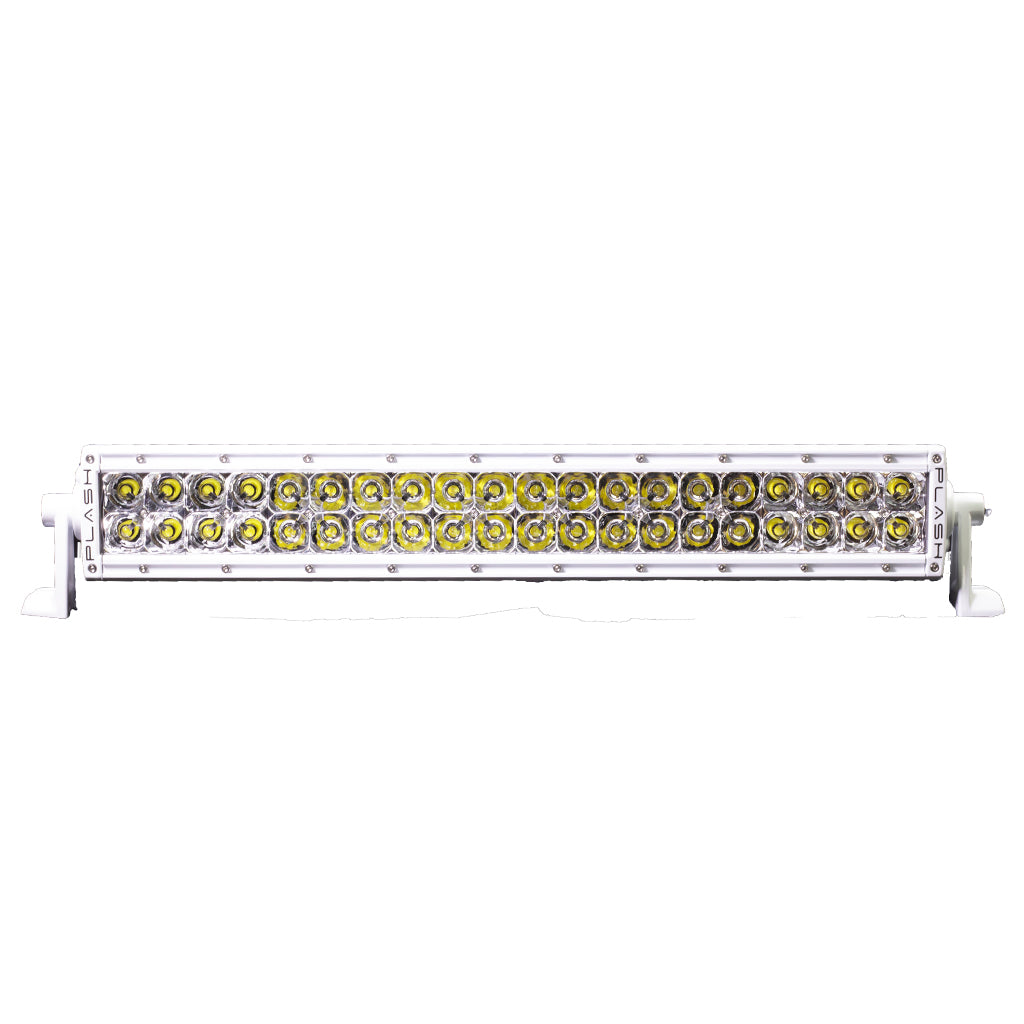 PlashLights 20 inch LED Light bar marine rated LED boat spreader t-top reverse saltwater grab rail 