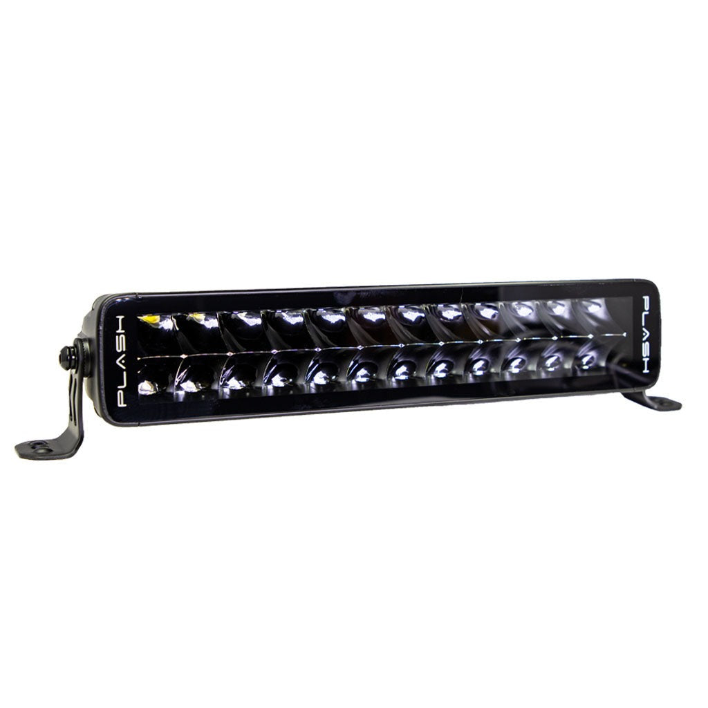 PLASH X2 Series LED Light Bar Marine Black Perfect Beam