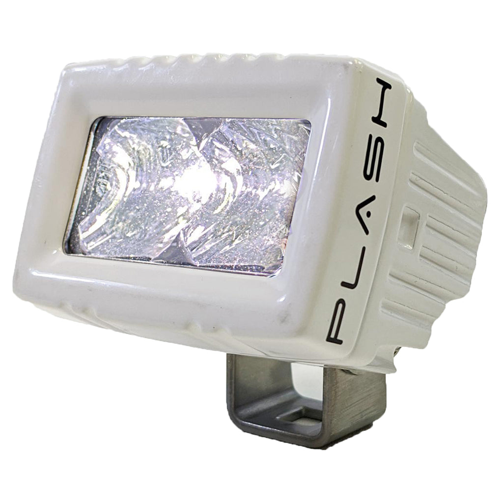 20W Low Profile LED Spreader Light - 35° Linear Flood - Marine White