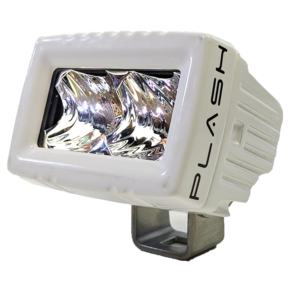 Spreader Light marine white housing stainless steel saltwater bright