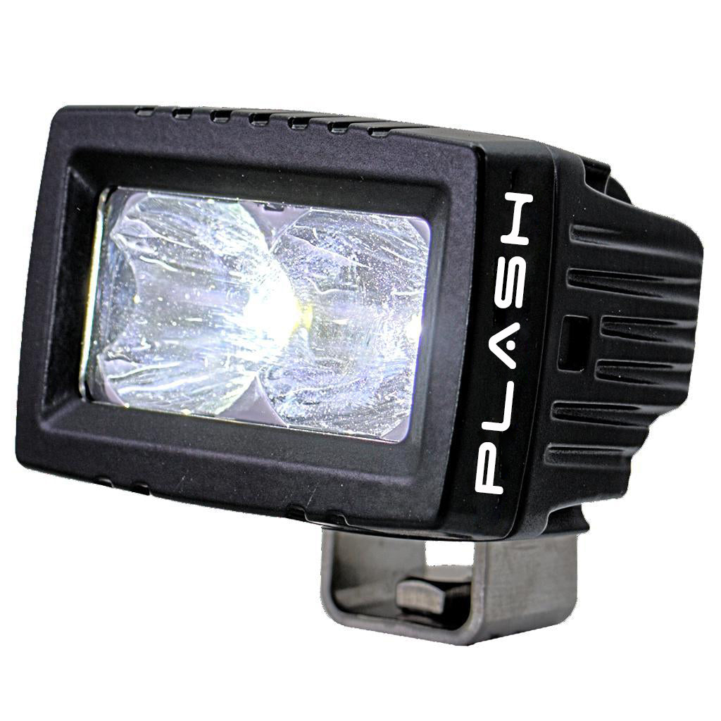PlashLights marine rated LED low profile light spreader t-top reverse saltwater