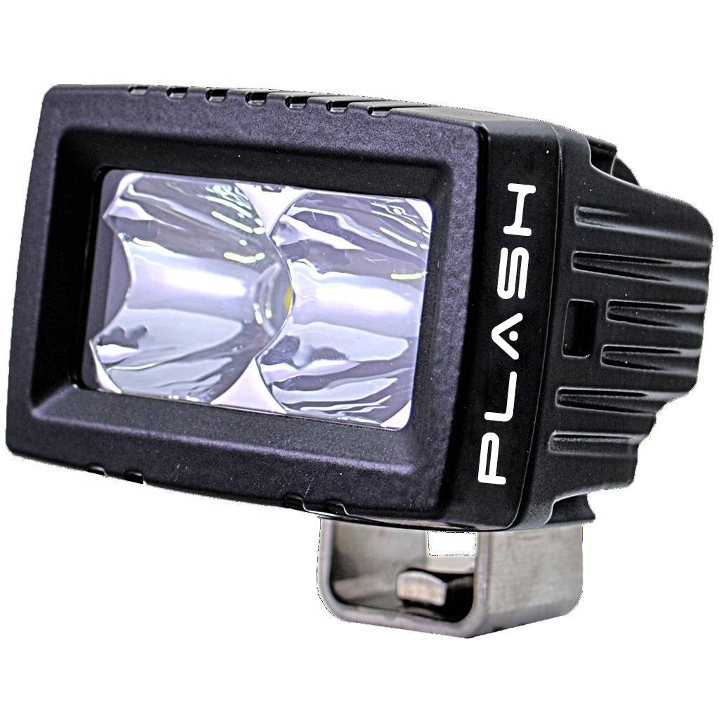 PlashLights marine rated LED low profile light spreader t-top reverse saltwater