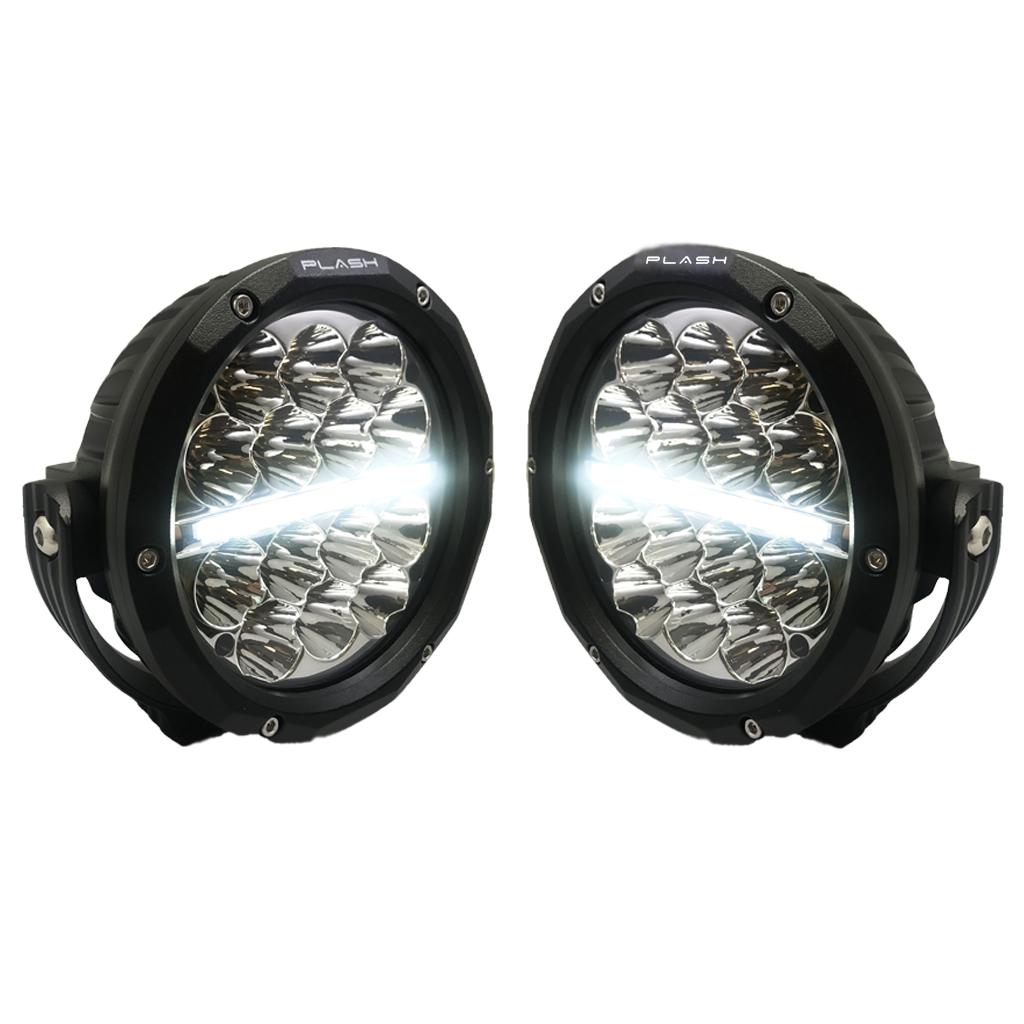 SOL-V   6" Round LED Driving Light with DRL