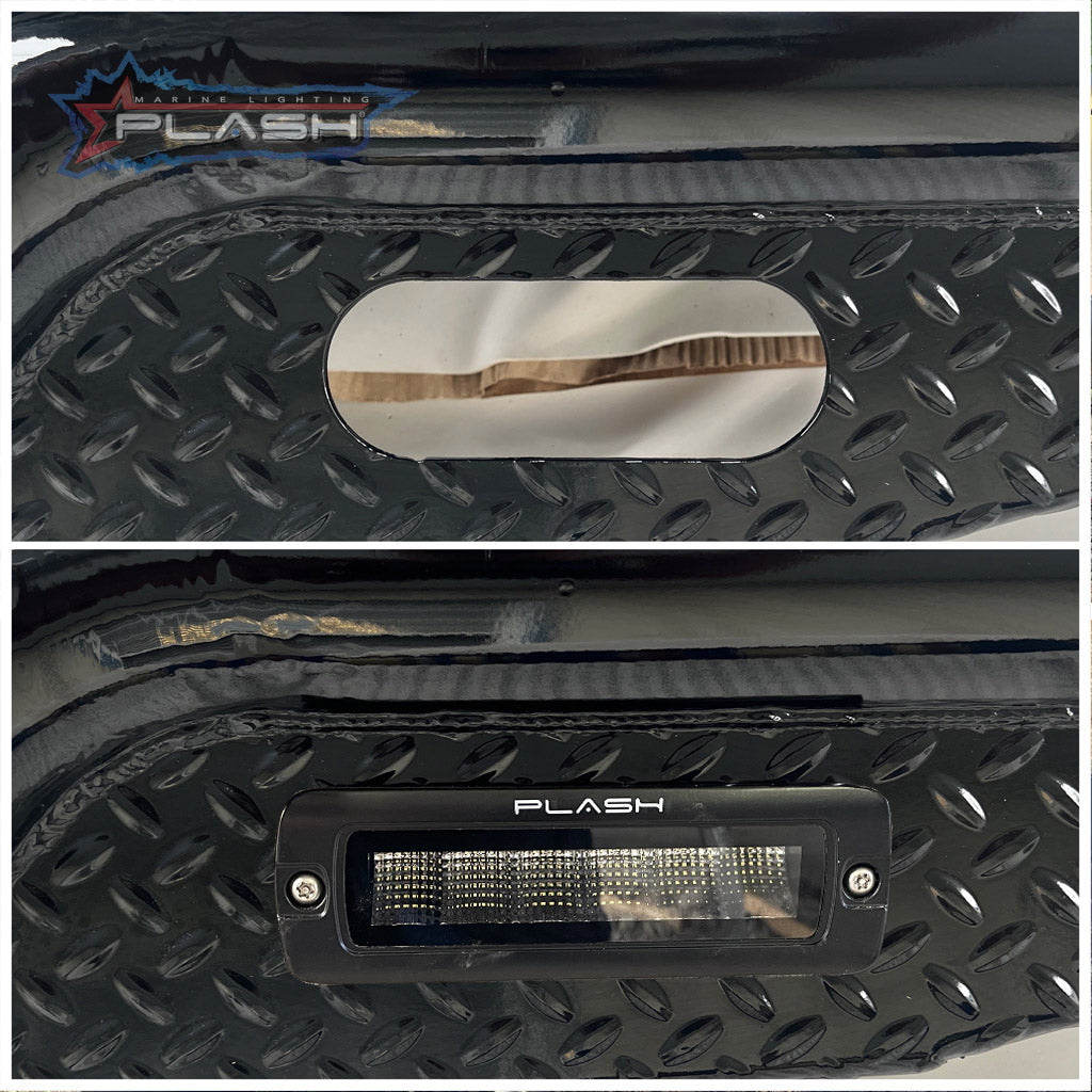 Reverse light upgrade rubber mounted LED rear bumper