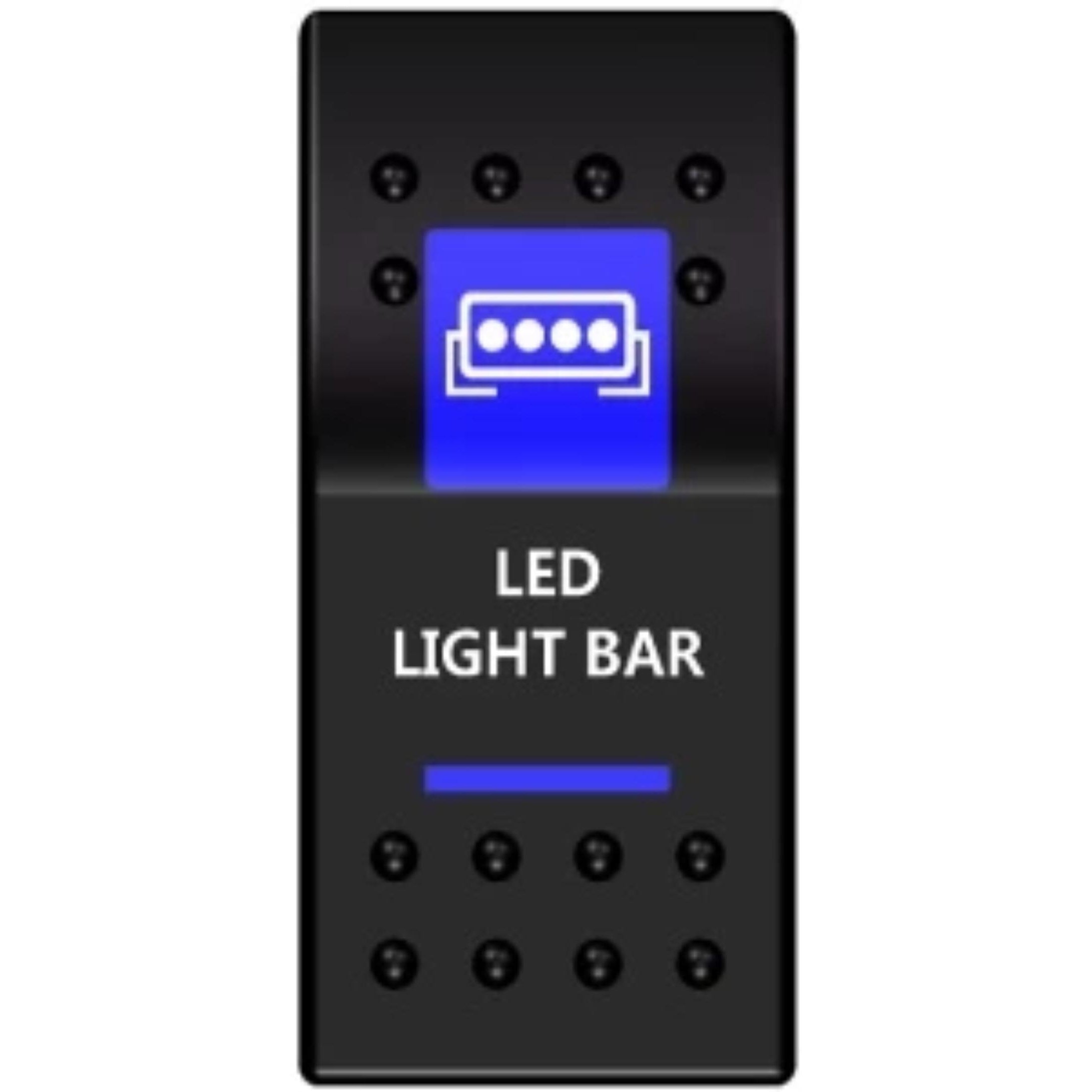 Single Row Light Bar - Rocker Switch