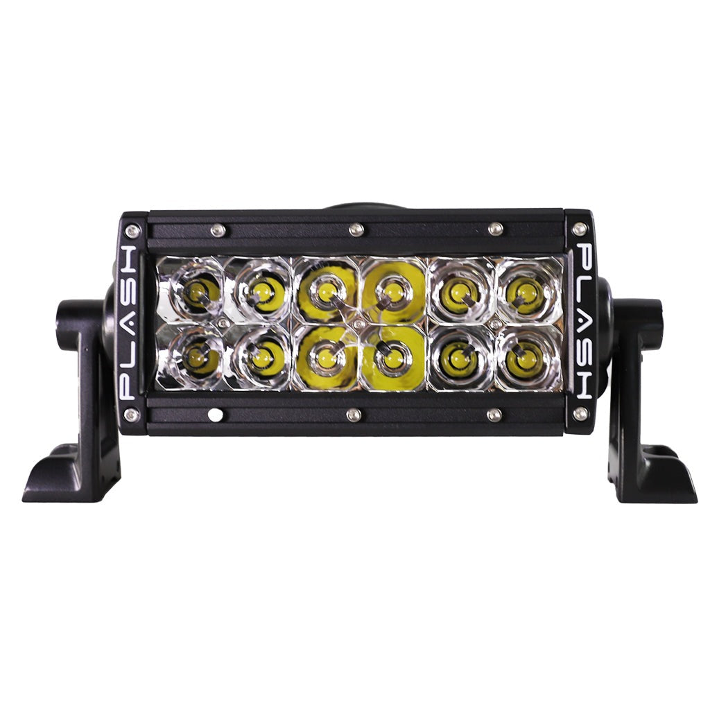 6" XX-Series Marine Black Housing Boat LED Light Bar Marine Auto