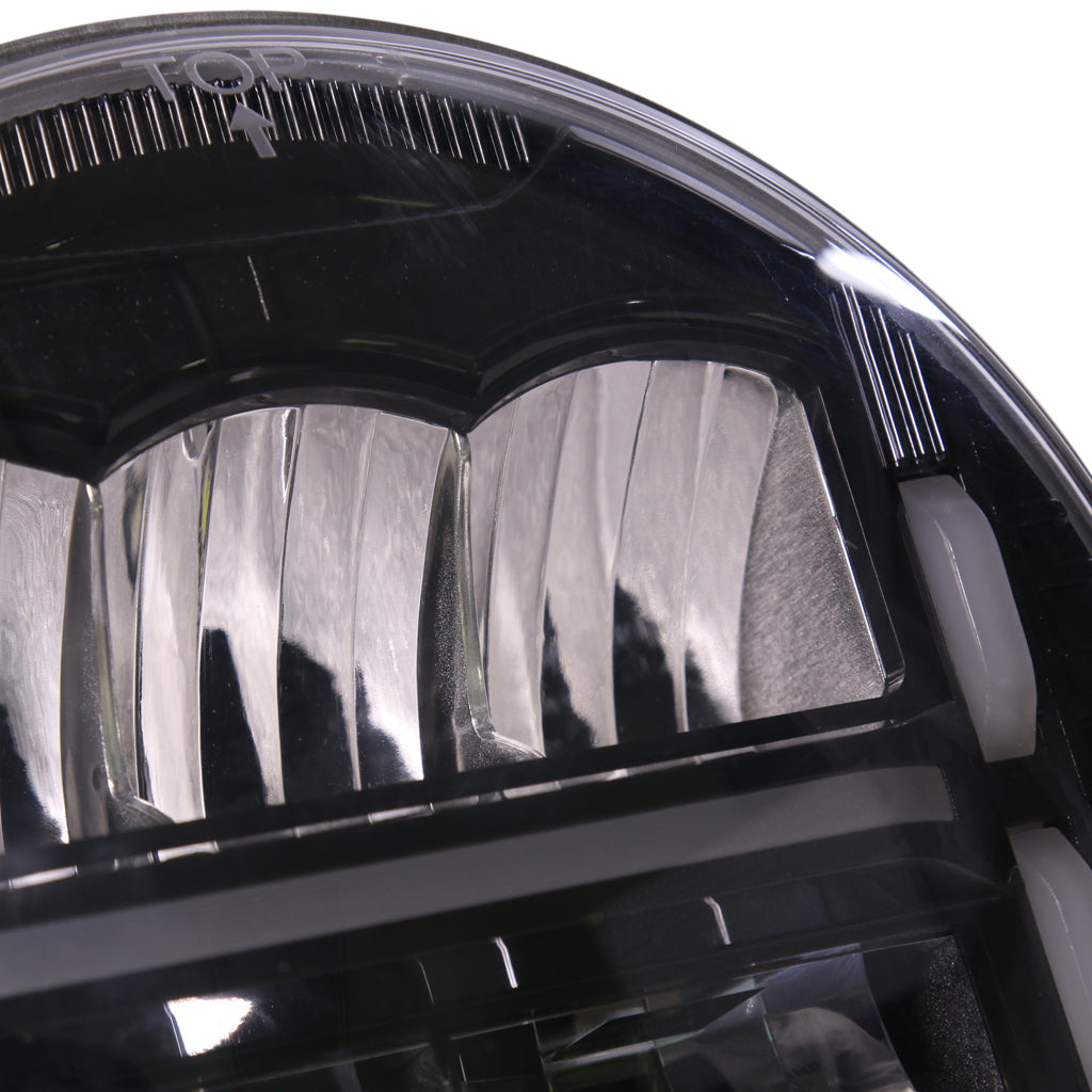 7" Round - 65W - White DRL - Jeep, H1, Harley
