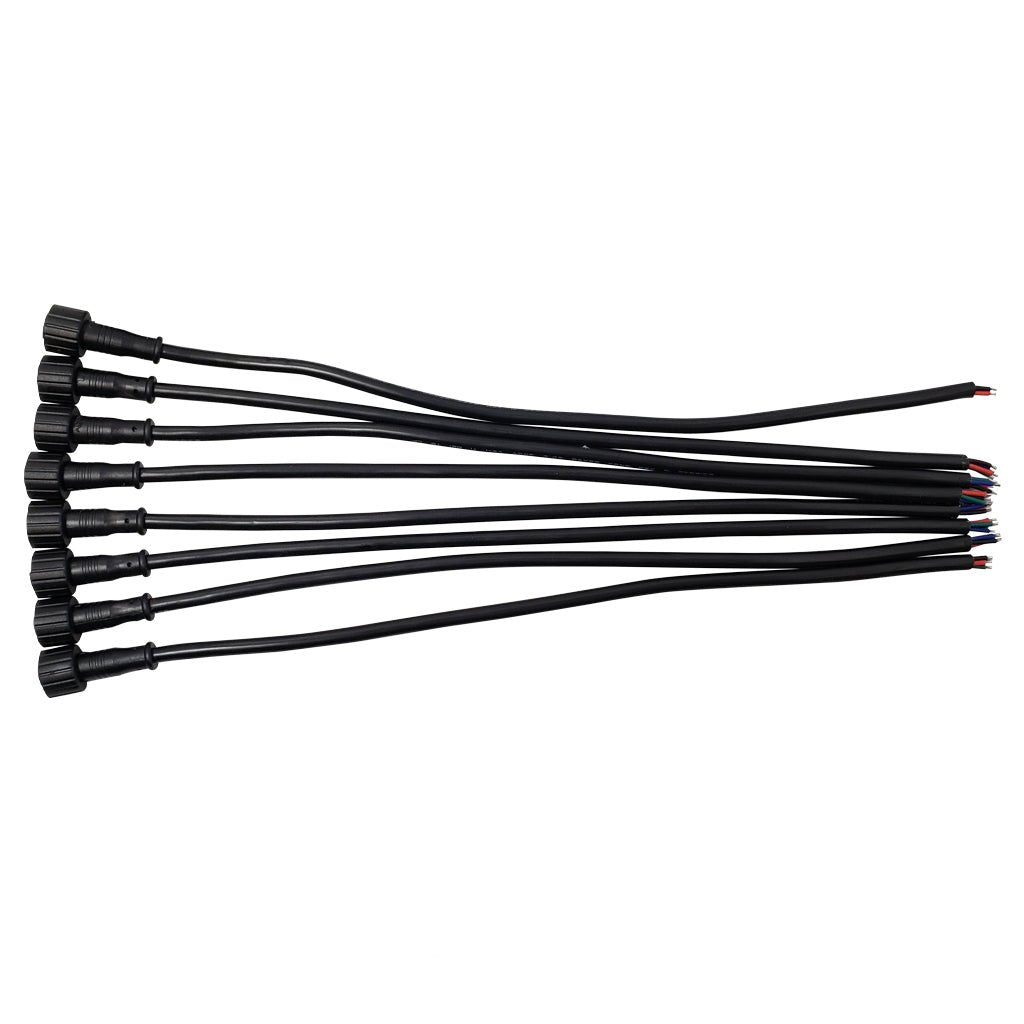 Waterproof 8 way splitter golf cart kit accessory m12 4Pin wire