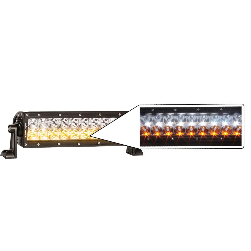 PlashLights 20 inch Dual Color LED Hunting Light Bar Fog Sand Amber Orange Color Night Vision Stealth predator hunt kill