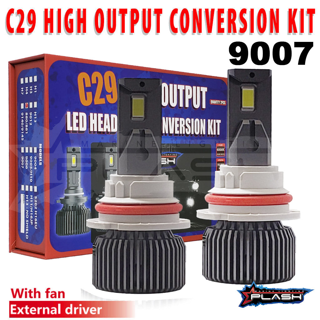 C29 High Output LED Headlight Conversion Kit | 9007