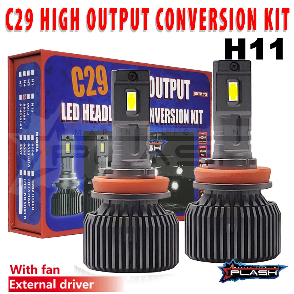 C29 High Output LED Headlight Conversion Kit | H11
