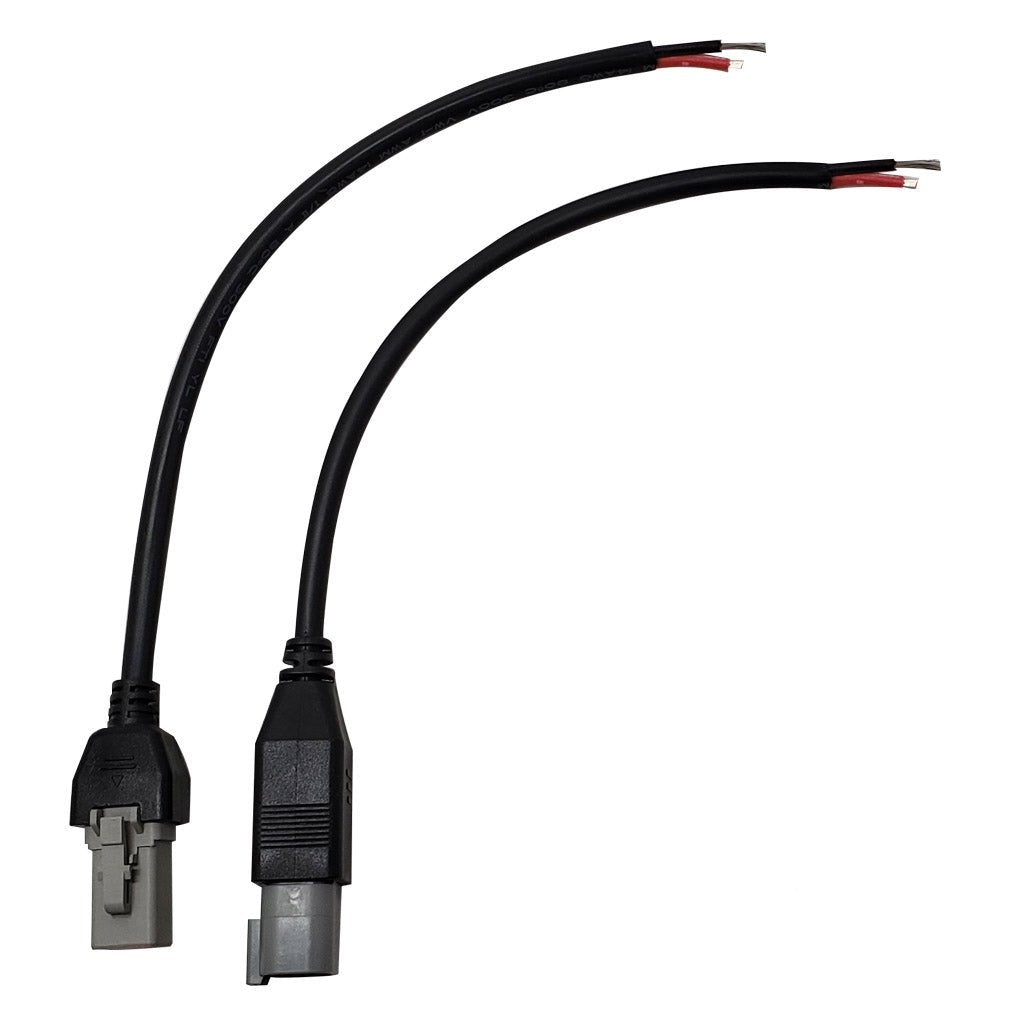 Waterproof 2 wire connector deutsch plug male female molded plash