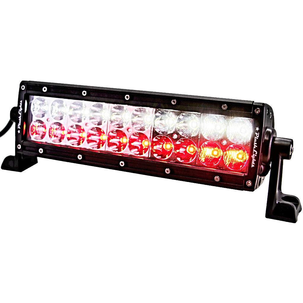PlashLights Dual Color LED Hunting Light Bar RED WHITE Color Night Vision Stealth predator hunt kill
