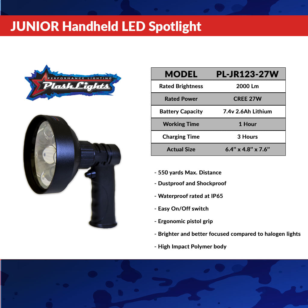 Plashlights Junior Rechargeable LED Spotlight search and rescue