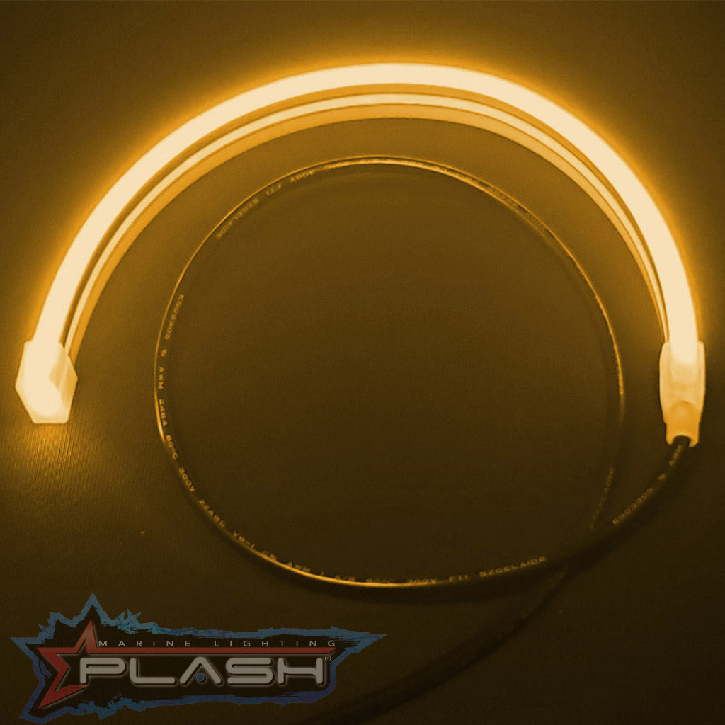 12V Neon Mercury Flexible Light Collage Waterproof RGB Extremely Bright Silicone Sealed Kit Yellow Color