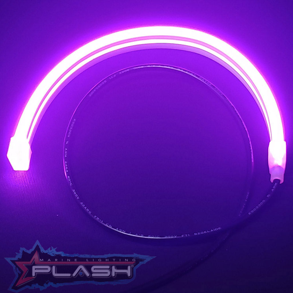12V Neon Mercury Flexible Light Collage Waterproof RGB Extremely Bright Silicone Sealed Kit Purple Color