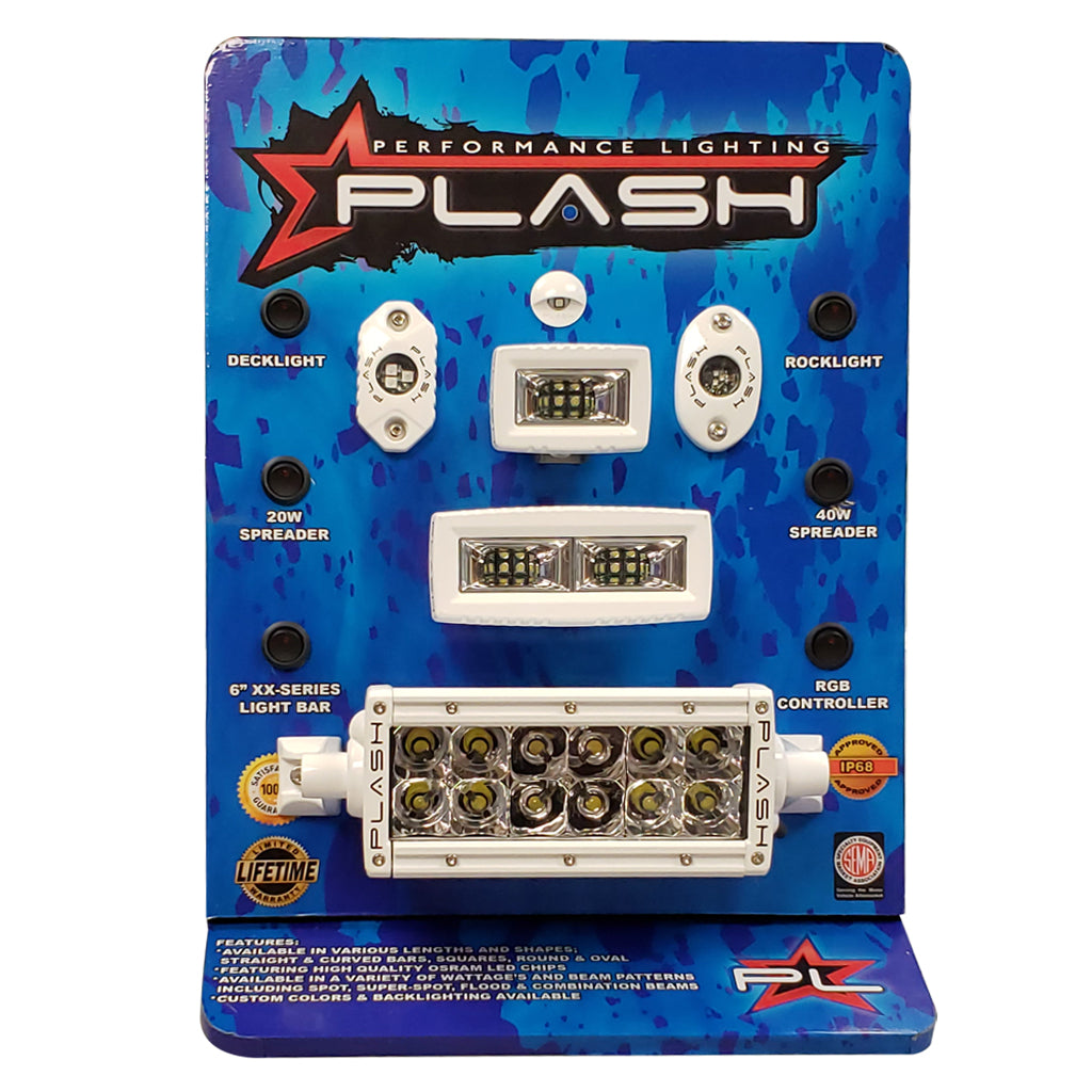 MARINE LED POINT OF PURCHASE DISPLAY DOUBLE ROW