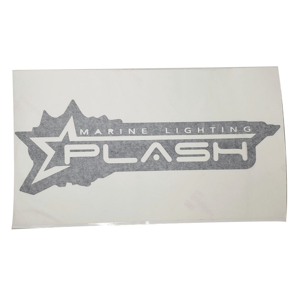 PLASH 16" BLACK VINYL DECAL