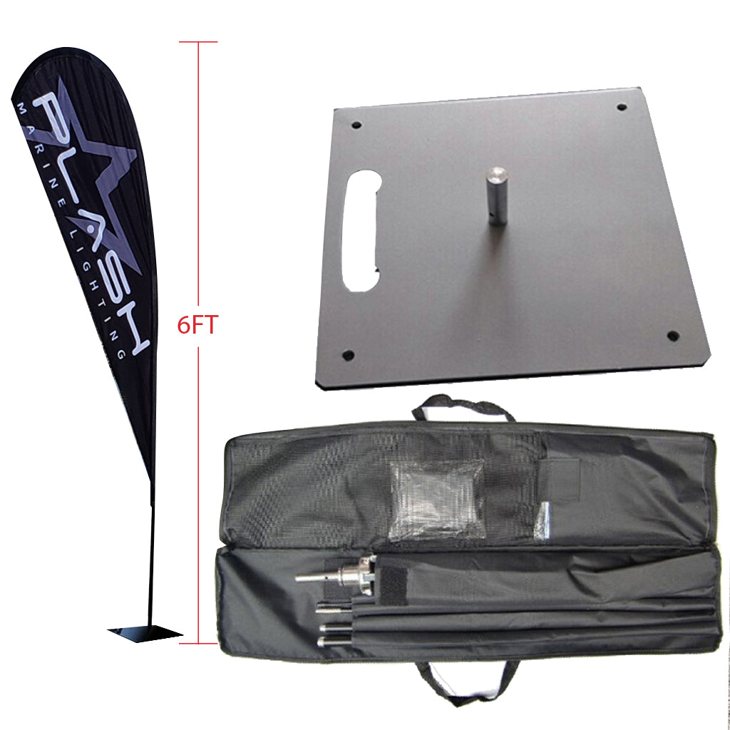 Plashlights Beach Flags (TEARDROP)