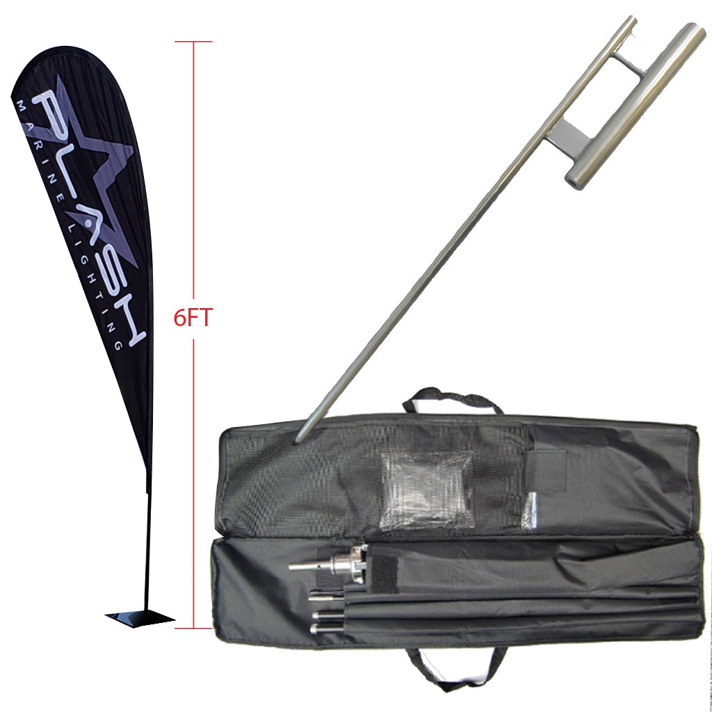 Plashlights Beach Flags (TEARDROP)