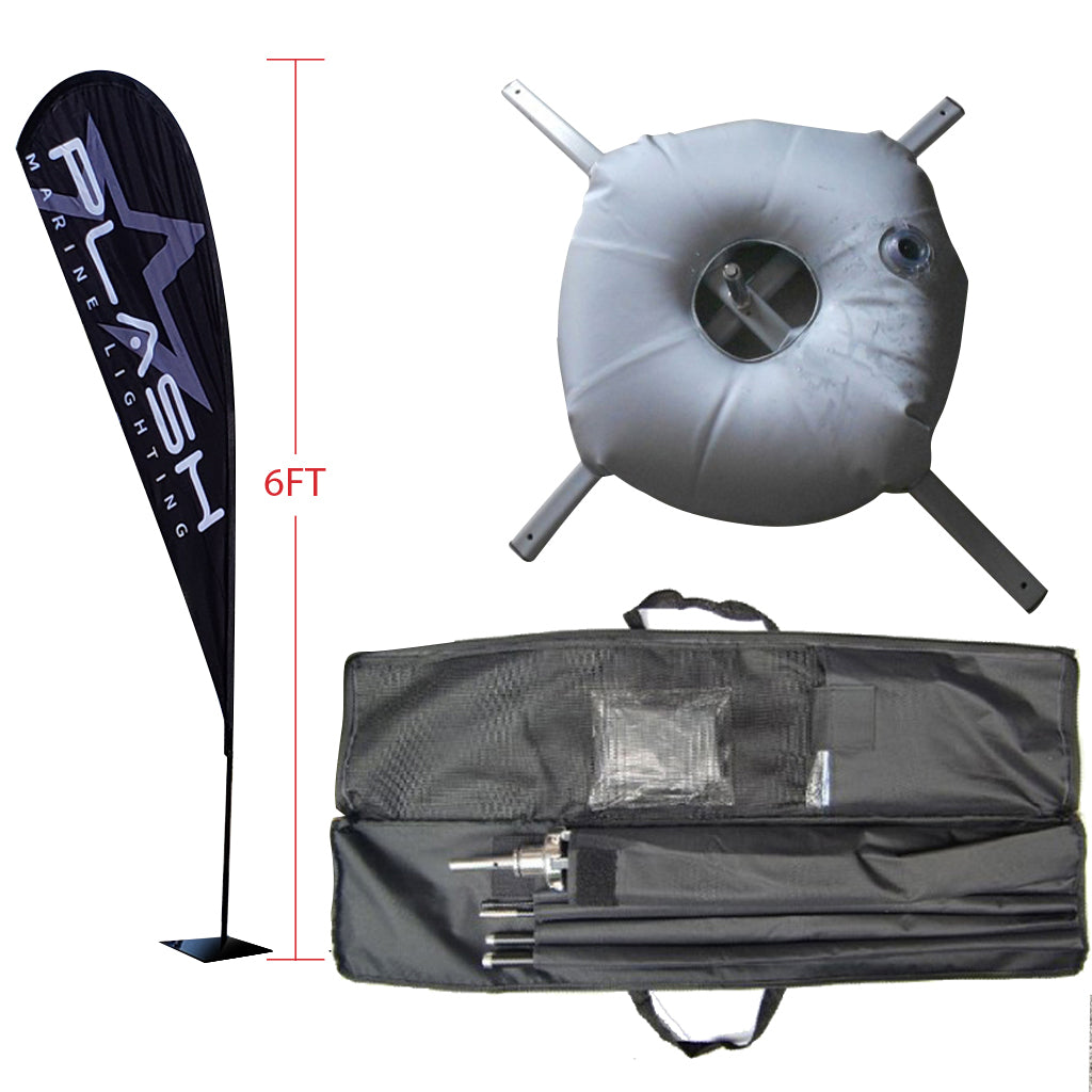 Plashlights Beach Flags (TEARDROP)