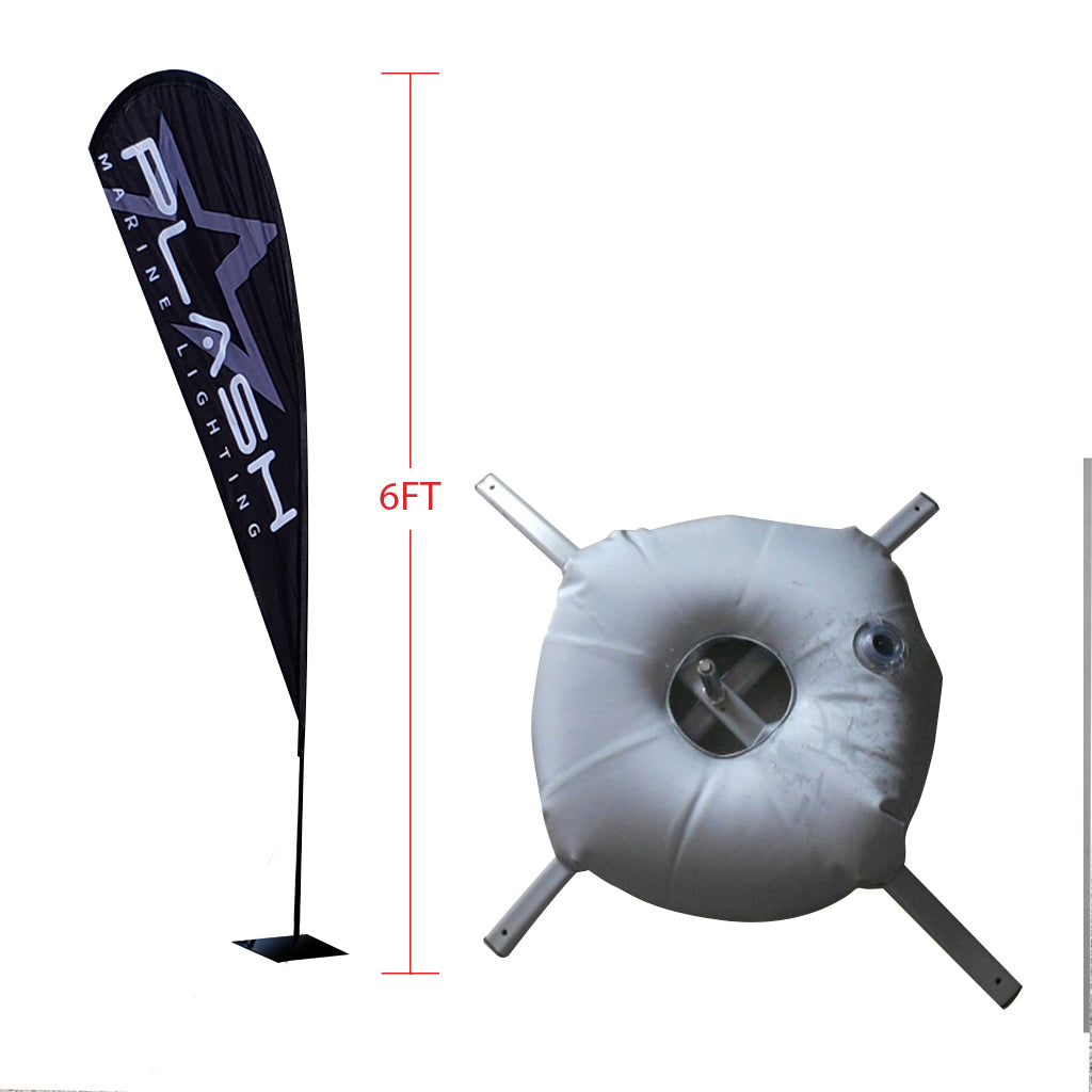 Plashlights Beach Flags (TEARDROP)