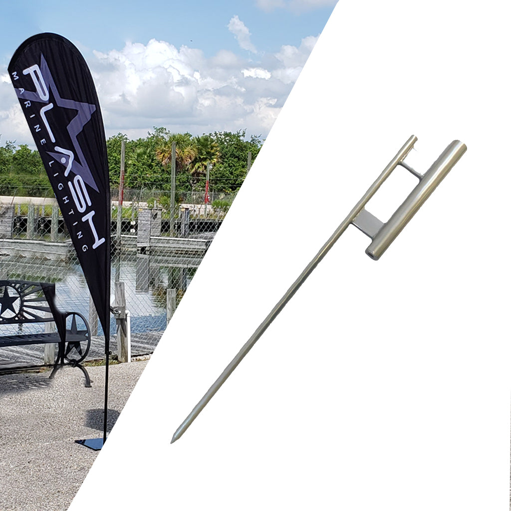 Plashlights Branded Outdoor Teardrop Flag