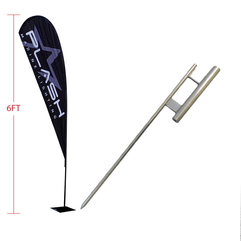 Plashlights Beach Flags (TEARDROP)