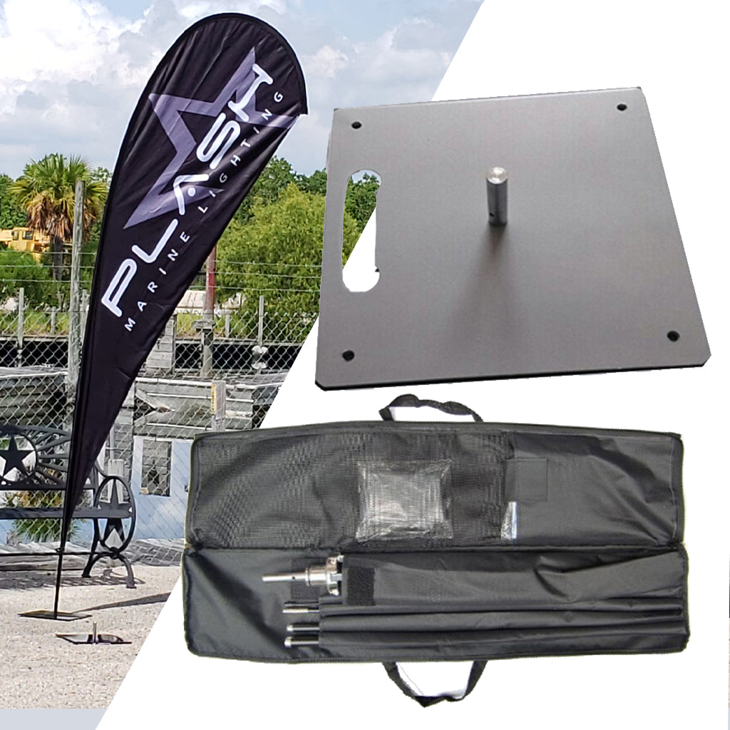 Plashlights Branded Outdoor Teardrop Flag