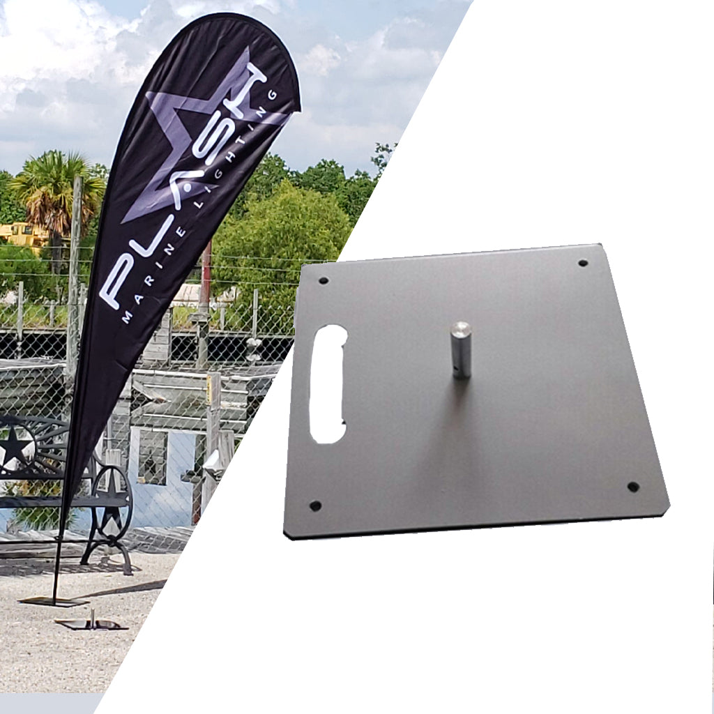Plashlights Branded Outdoor Teardrop Flag