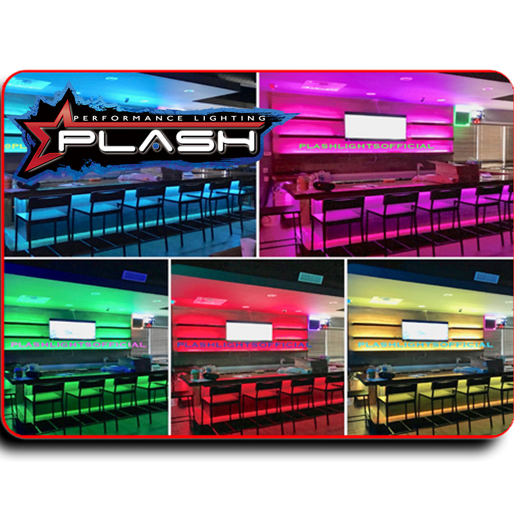 RGB 24V Color Changing Strip Light for Palapa Bar IP68 Marine Rated waterproof