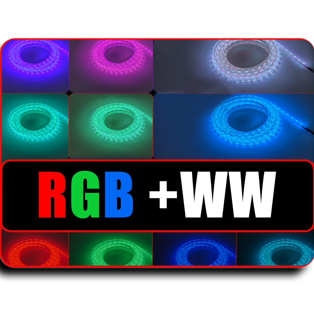 RGB-WW Color Changing Strip Light for Boat Kayak Truck or Bar IP68 Marine Rated waterproof