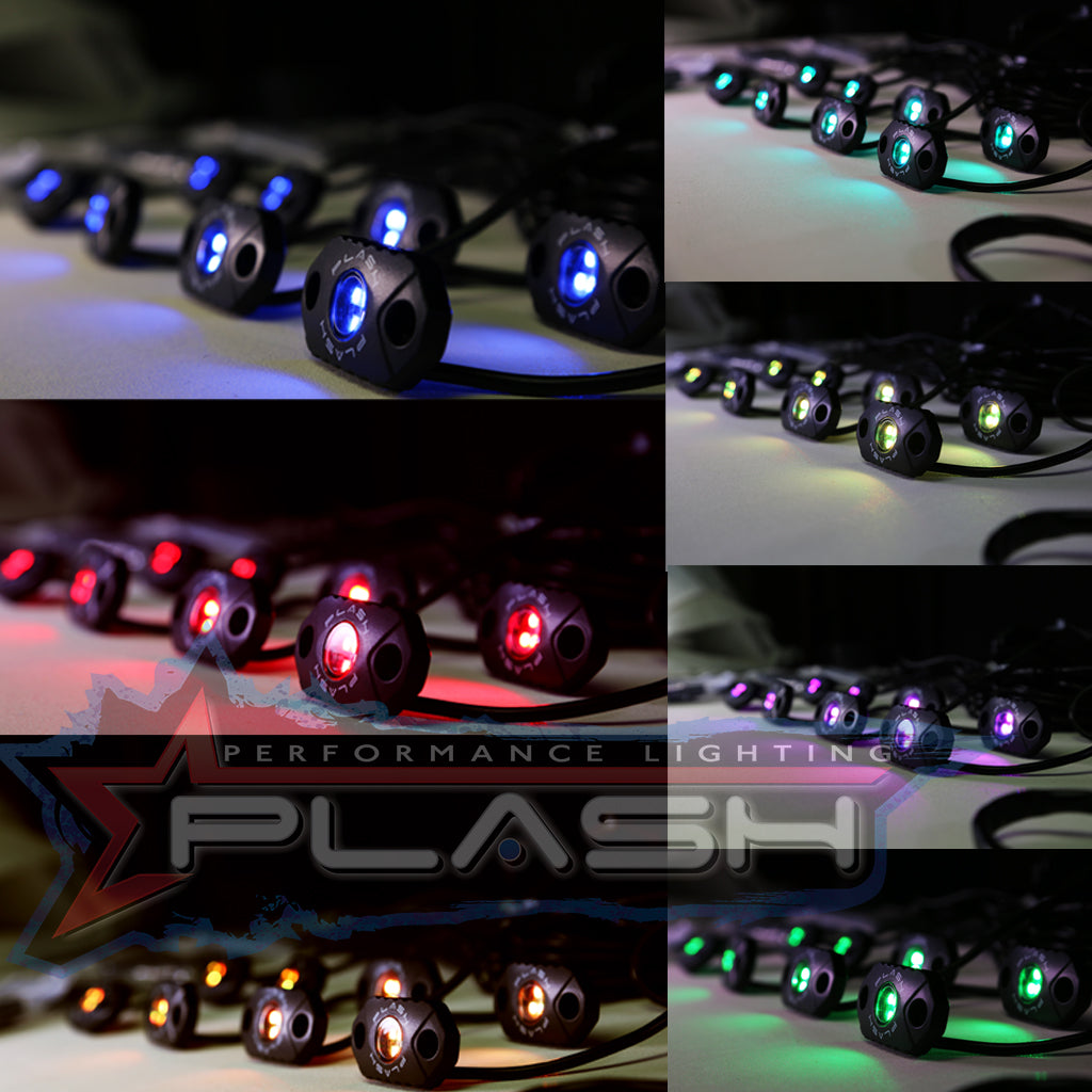 RGB Color Changing Rock Light Kit for Sema Truck