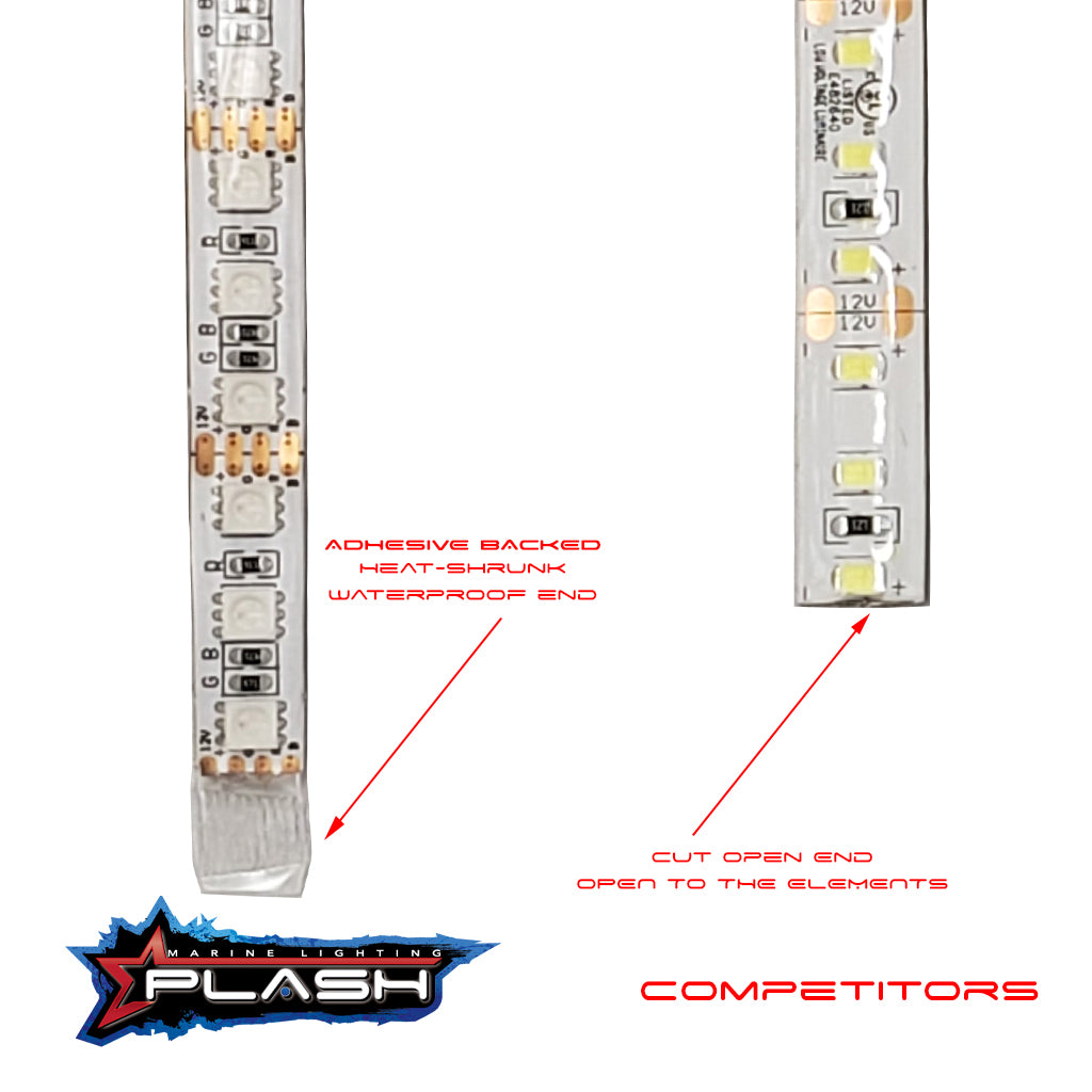 Plashlights Speaker Rings Illuminated Extremely Bright RGB LED Waterproof Adhesive Backed Heat Shrunk Quality