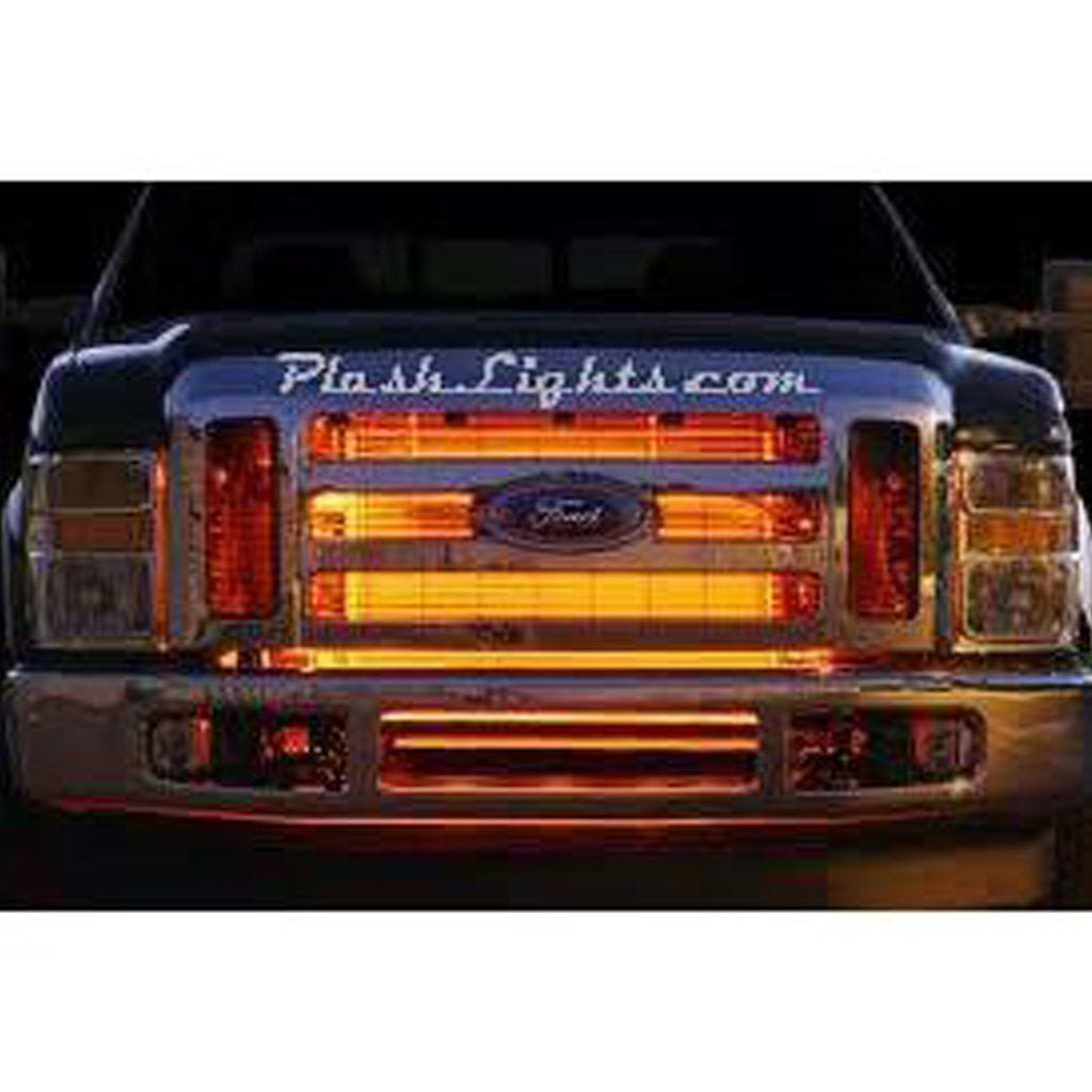 LED Amber Orange Strip Light for Boat Kayak f-250 superduty Truck or Bar IP68 Marine Rated waterproof